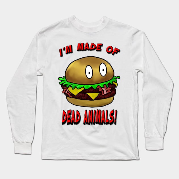 Meat Tastes Good. Long Sleeve T-Shirt by RogerPrice00x